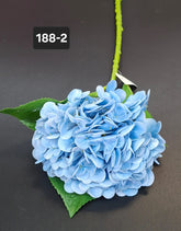 Fir hortensie artificială Real Touch albastru deschis – 48cm